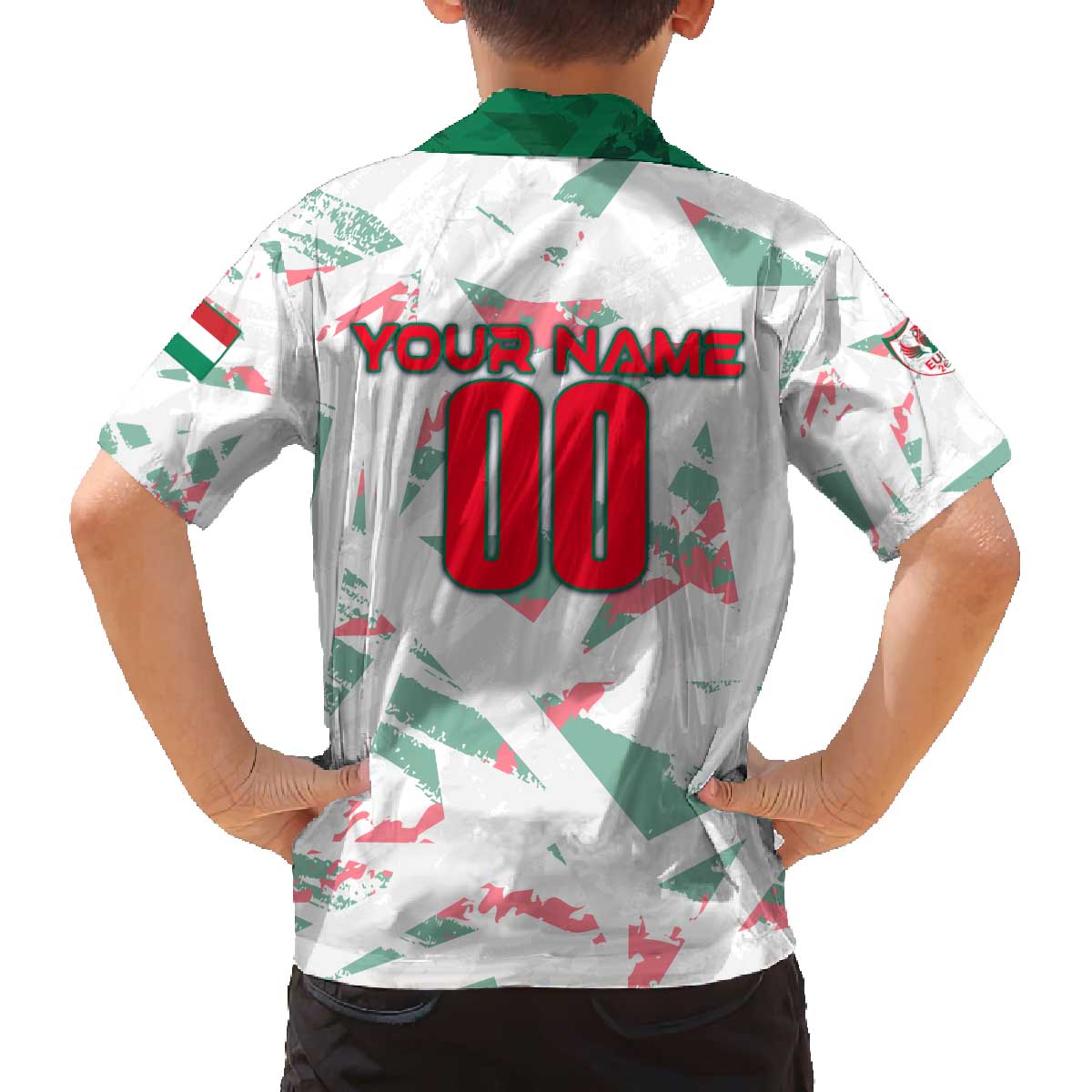Personalized Hungary Football 2024 Family Matching Off The Shoulder Long Sleeve Dress and Hawaiian Shirt Trophy Wing Style - Wonder Print Shop