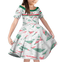 Personalized Hungary Football 2024 Family Matching Off The Shoulder Long Sleeve Dress and Hawaiian Shirt Trophy Wing Style - Wonder Print Shop