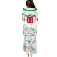 Personalized Hungary Football 2024 Family Matching Puletasi and Hawaiian Shirt Trophy Wing Style - Wonder Print Shop