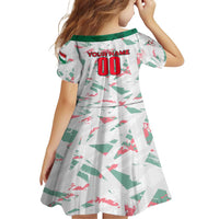 Personalized Hungary Football 2024 Family Matching Short Sleeve Bodycon Dress and Hawaiian Shirt Trophy Wing Style - Wonder Print Shop