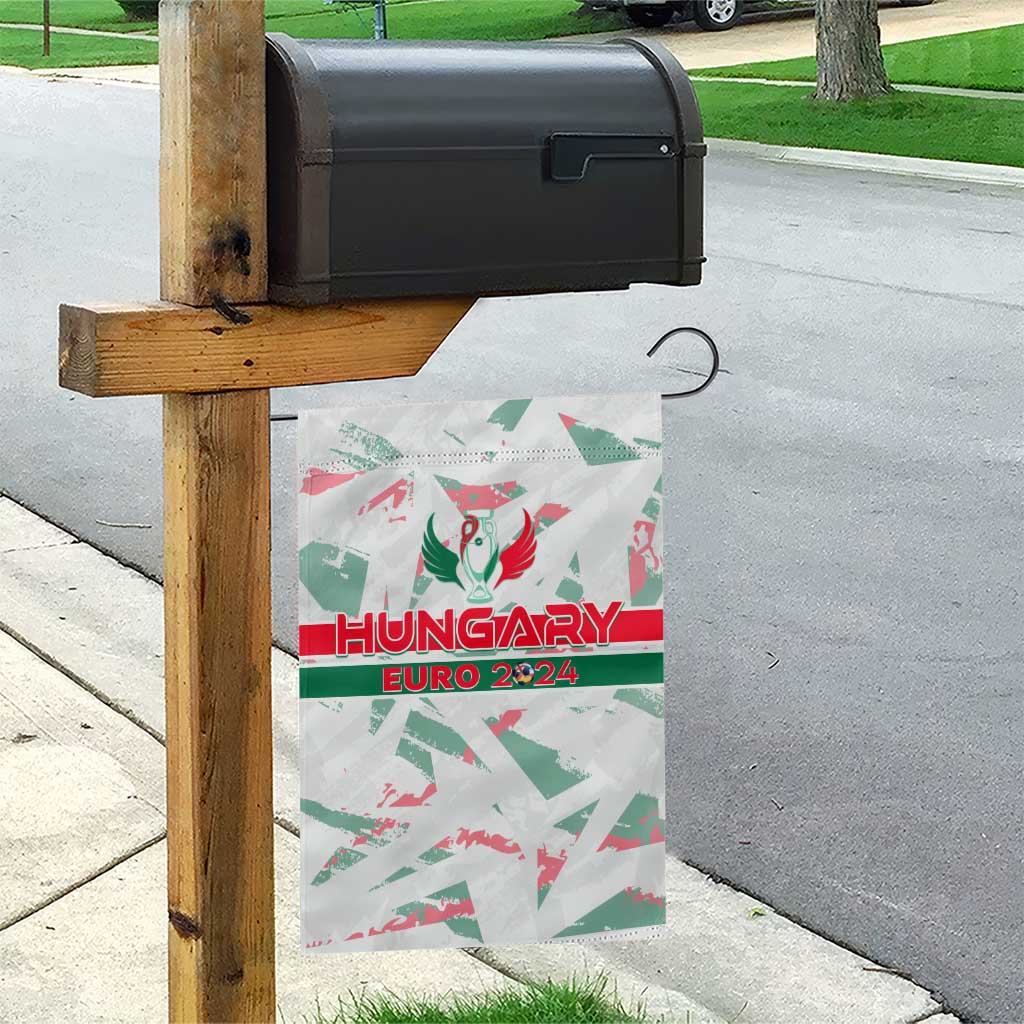 Hungary Football 2024 Garden Flag Trophy Wing Style - Wonder Print Shop