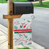 Hungary Football 2024 Garden Flag Trophy Wing Style - Wonder Print Shop