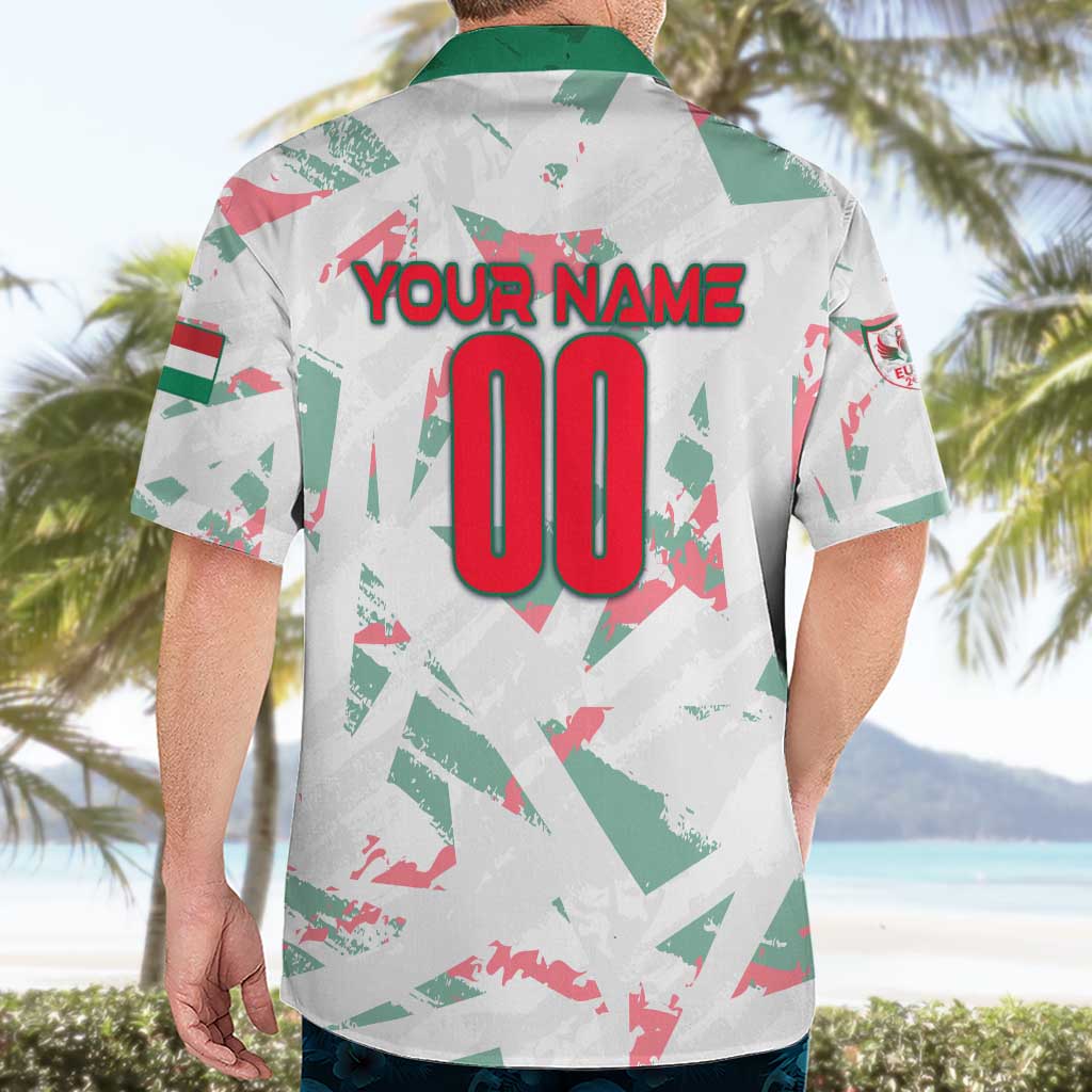 Personalized Hungary Football 2024 Hawaiian Shirt Trophy Wing Style - Wonder Print Shop