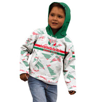 Personalized Hungary Football 2024 Kid Hoodie Trophy Wing Style - Wonder Print Shop