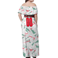 Personalized Hungary Football 2024 Off Shoulder Maxi Dress Trophy Wing Style - Wonder Print Shop
