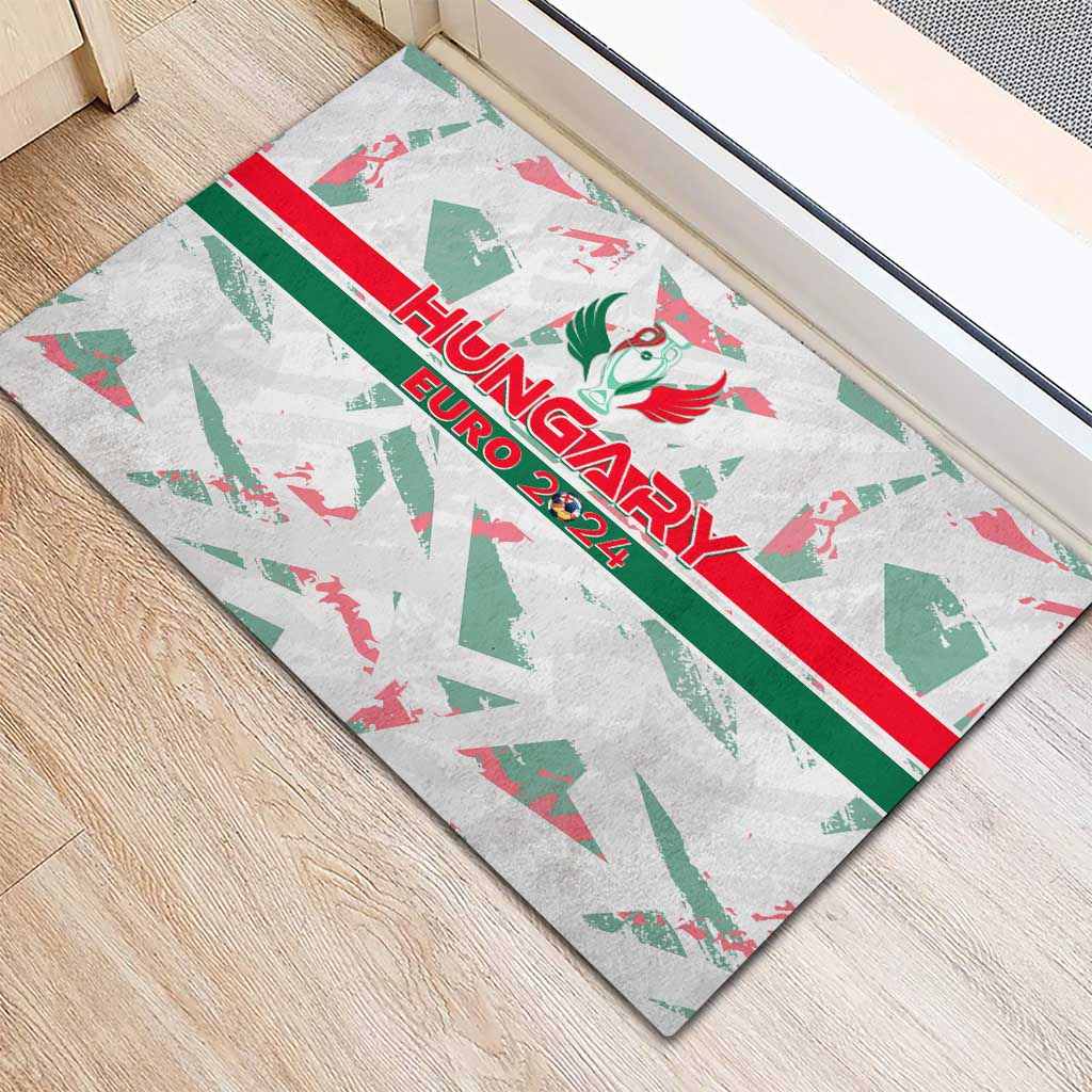 Hungary Football 2024 Rubber Doormat Trophy Wing Style - Wonder Print Shop