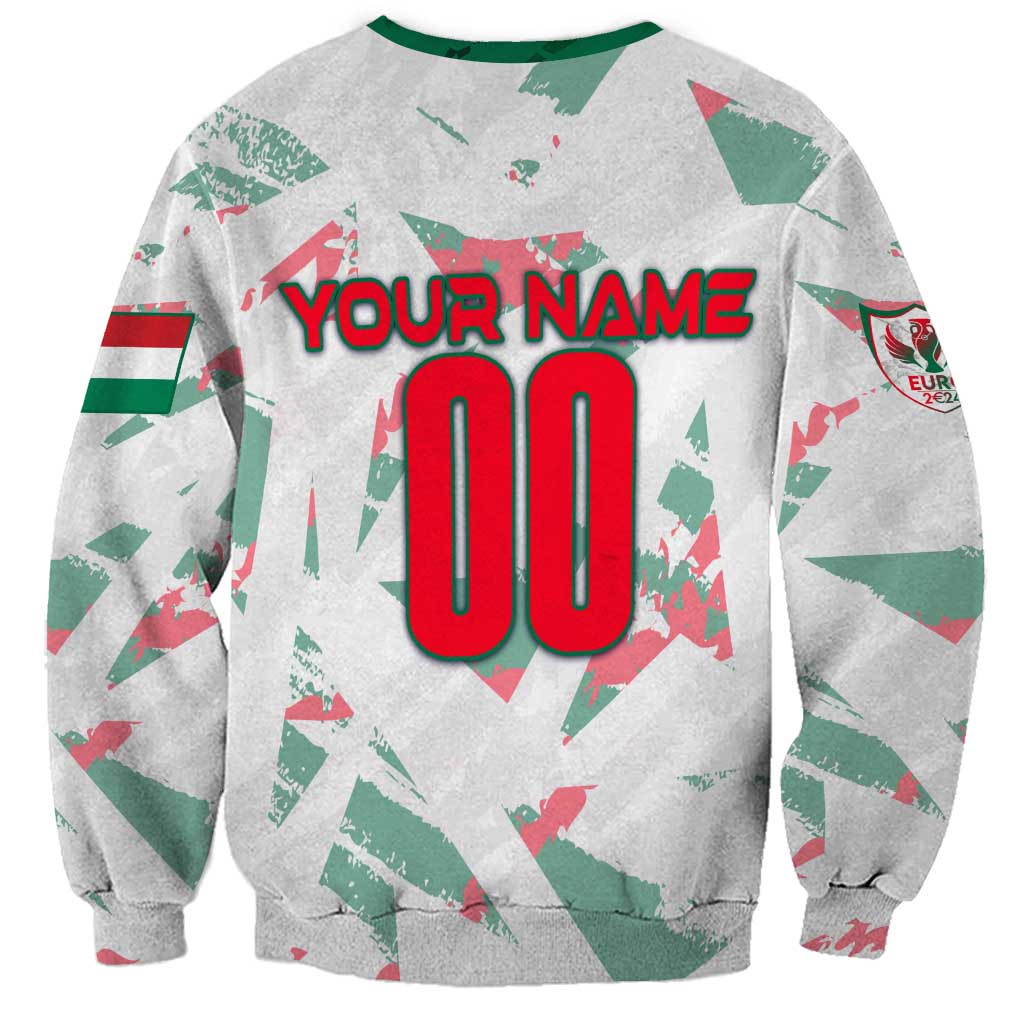 Personalized Hungary Football 2024 Sweatshirt Trophy Wing Style - Wonder Print Shop