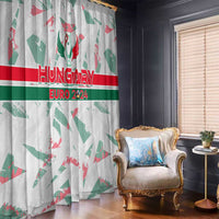 Hungary Football 2024 Window Curtain Trophy Wing Style - Wonder Print Shop