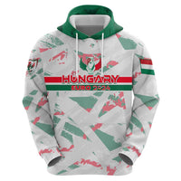 Personalized Hungary Football 2024 Zip Hoodie Trophy Wing Style - Wonder Print Shop