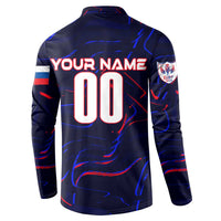 Personalized Slovakia Football 2024 Button Sweatshirt Trophy Wing Style - Wonder Print Shop