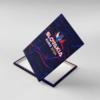 Slovakia Football 2024 Canvas Wall Art Trophy Wing Style - Wonder Print Shop