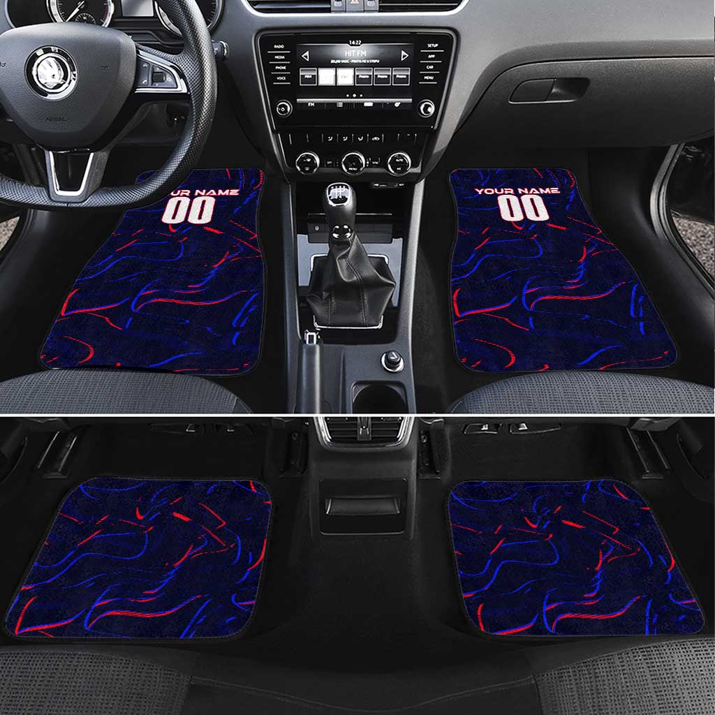 Slovakia Football 2024 Car Mats Trophy Wing Style - Wonder Print Shop