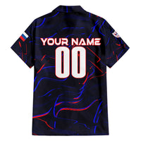 Personalized Slovakia Football 2024 Family Matching Short Sleeve Bodycon Dress and Hawaiian Shirt Trophy Wing Style - Wonder Print Shop