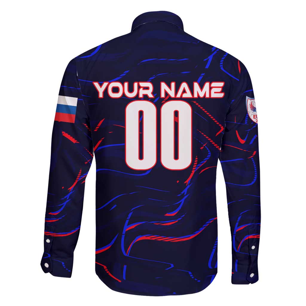 Personalized Slovakia Football 2024 Family Matching Short Sleeve Bodycon Dress and Hawaiian Shirt Trophy Wing Style - Wonder Print Shop