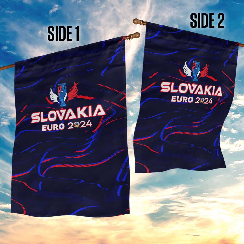 Slovakia Football 2024 Garden Flag Trophy Wing Style - Wonder Print Shop