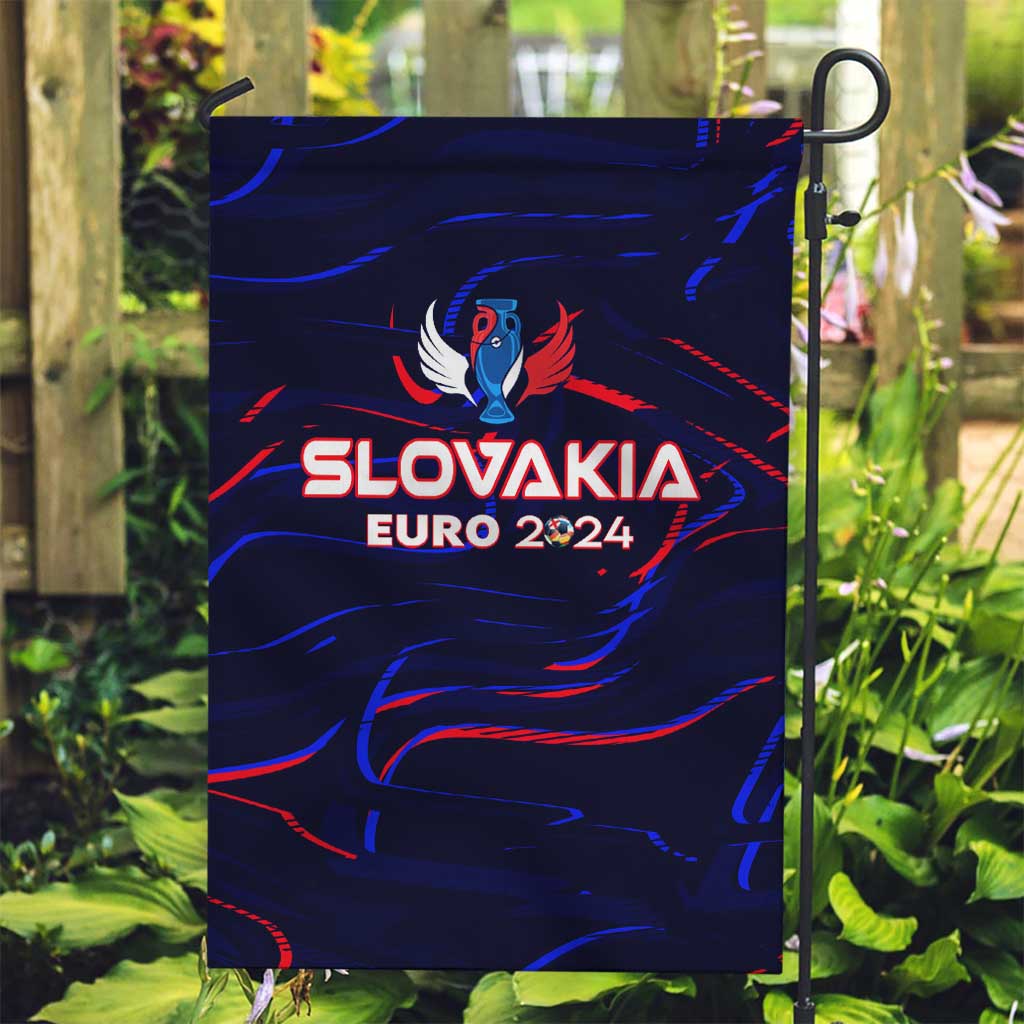 Slovakia Football 2024 Garden Flag Trophy Wing Style - Wonder Print Shop