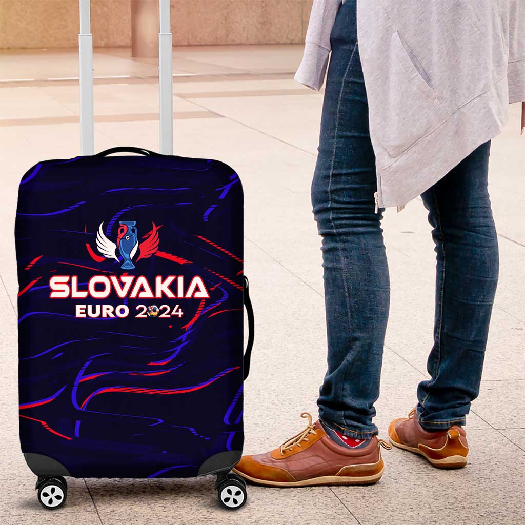 Slovakia Football 2024 Luggage Cover Trophy Wing Style - Wonder Print Shop