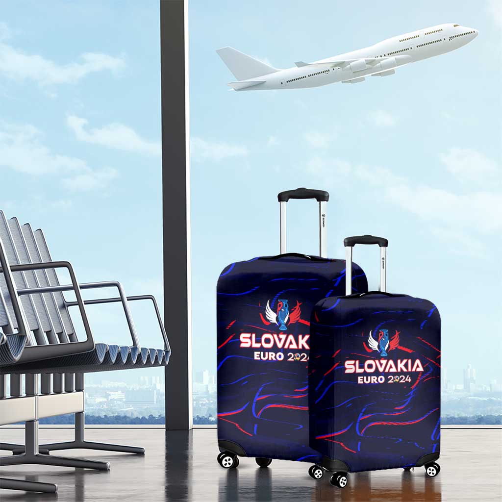 Slovakia Football 2024 Luggage Cover Trophy Wing Style - Wonder Print Shop