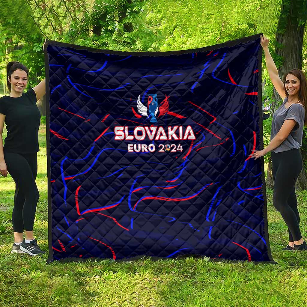 Slovakia Football 2024 Quilt Trophy Wing Style - Wonder Print Shop