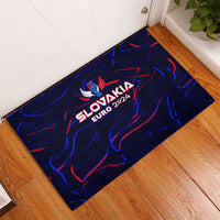 Slovakia Football 2024 Rubber Doormat Trophy Wing Style - Wonder Print Shop