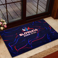 Slovakia Football 2024 Rubber Doormat Trophy Wing Style - Wonder Print Shop