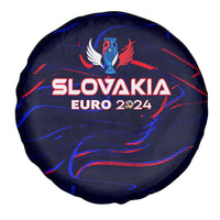 Slovakia Football 2024 Spare Tire Cover Trophy Wing Style - Wonder Print Shop