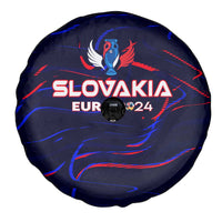 Slovakia Football 2024 Spare Tire Cover Trophy Wing Style - Wonder Print Shop