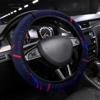 Slovakia Football 2024 Steering Wheel Cover Trophy Wing Style - Wonder Print Shop