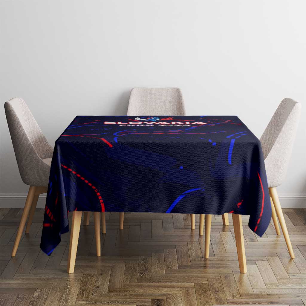 Slovakia Football 2024 Tablecloth Trophy Wing Style - Wonder Print Shop