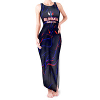Personalized Slovakia Football 2024 Tank Maxi Dress Trophy Wing Style - Wonder Print Shop