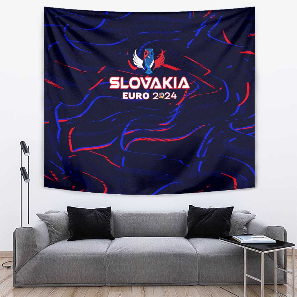 Slovakia Football 2024 Tapestry Trophy Wing Style - Wonder Print Shop