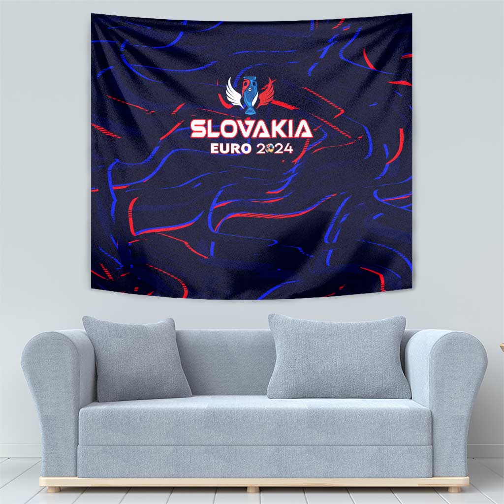 Slovakia Football 2024 Tapestry Trophy Wing Style - Wonder Print Shop