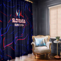 Slovakia Football 2024 Window Curtain Trophy Wing Style - Wonder Print Shop