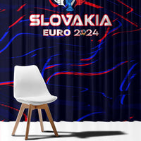 Slovakia Football 2024 Window Curtain Trophy Wing Style - Wonder Print Shop