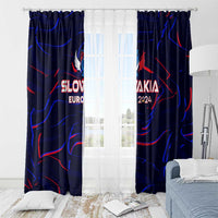 Slovakia Football 2024 Window Curtain Trophy Wing Style - Wonder Print Shop