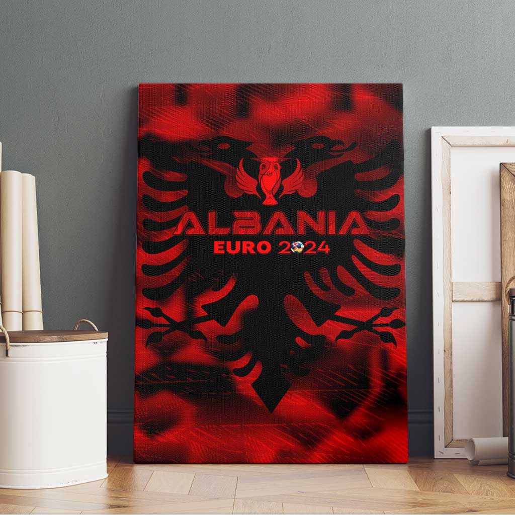 Albania Football 2024 Canvas Wall Art Trophy Wing Style - Wonder Print Shop