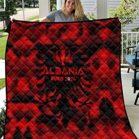 Albania Football 2024 Quilt Trophy Wing Style - Wonder Print Shop