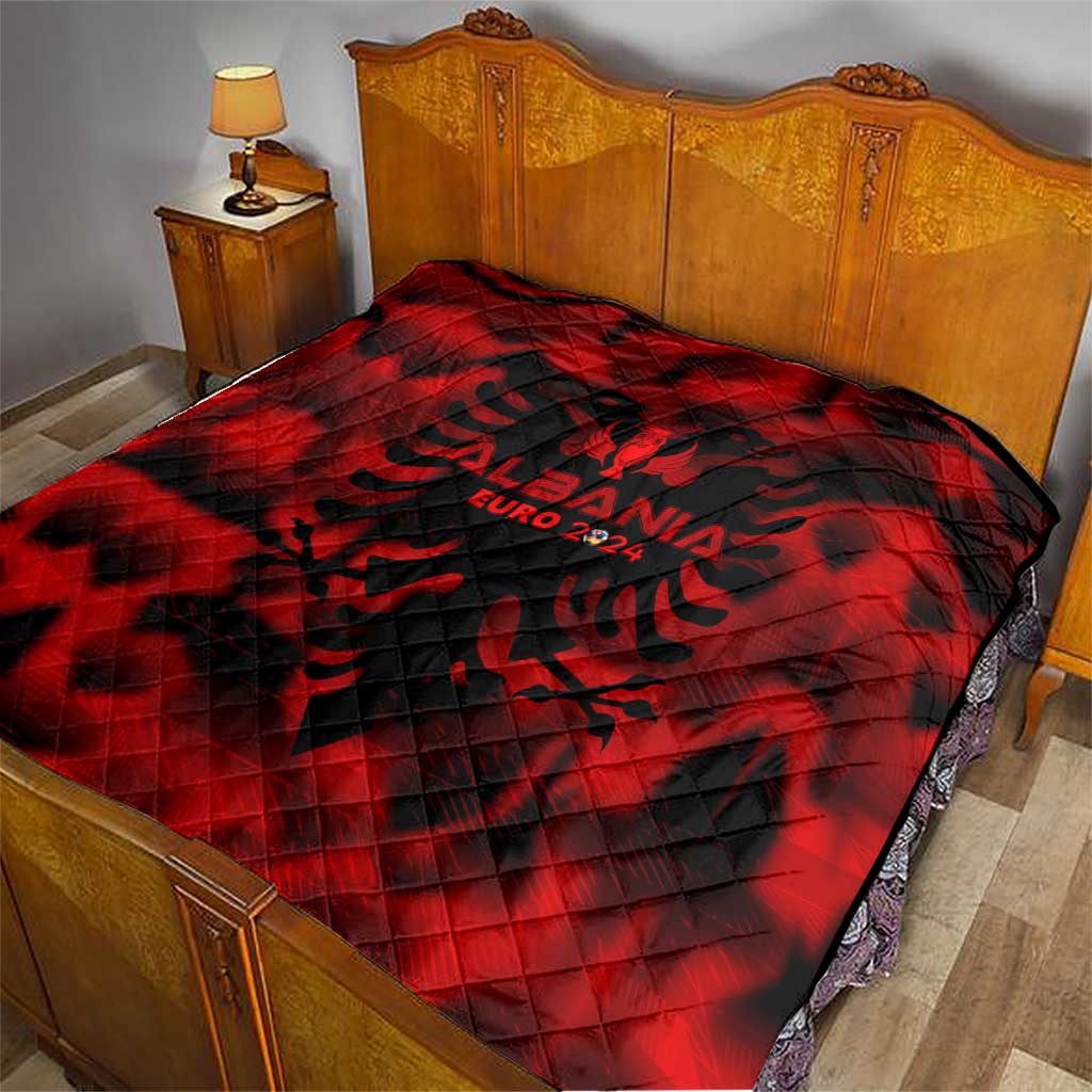 Albania Football 2024 Quilt Trophy Wing Style - Wonder Print Shop