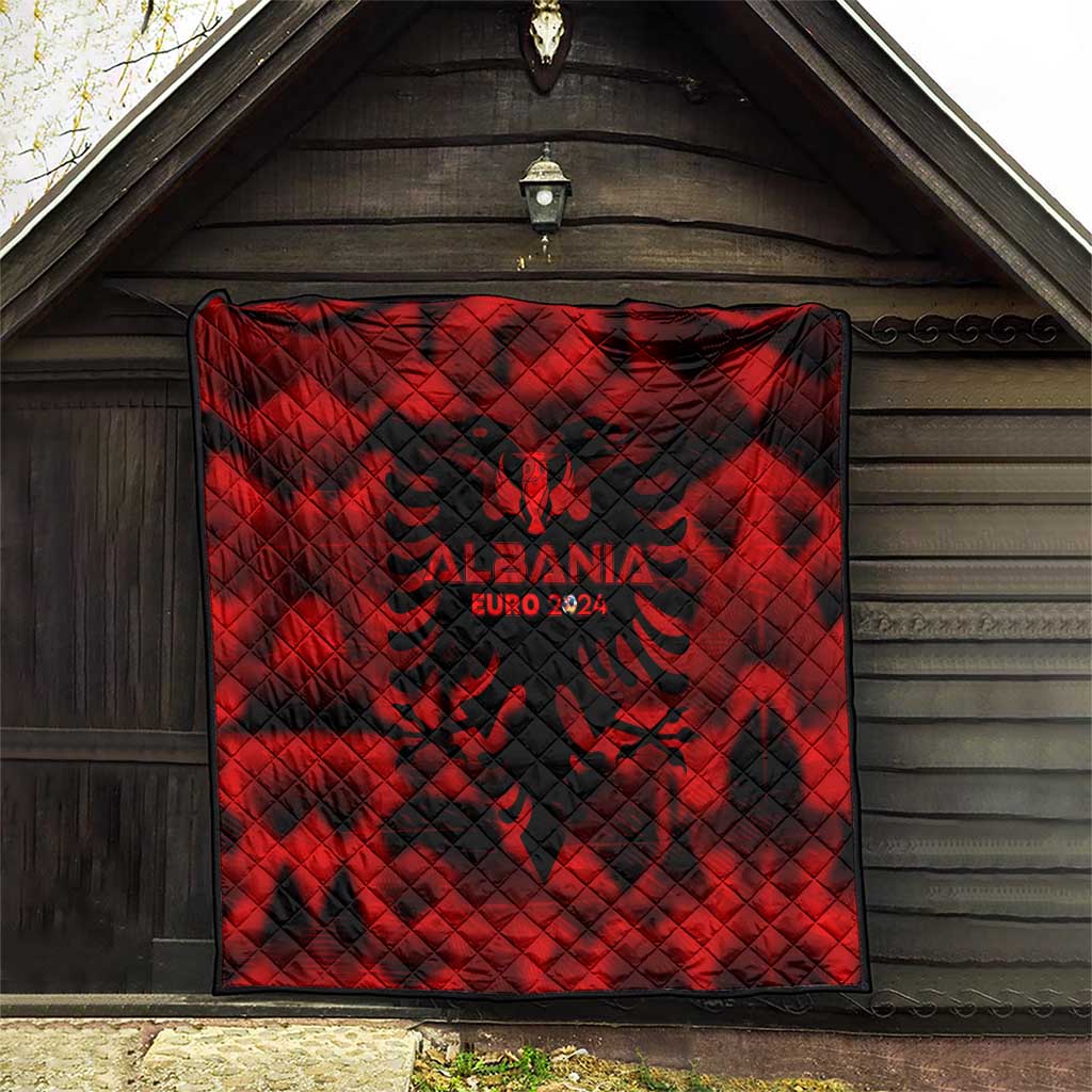 Albania Football 2024 Quilt Trophy Wing Style - Wonder Print Shop