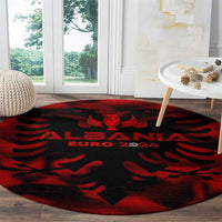 Albania Football 2024 Round Carpet Trophy Wing Style