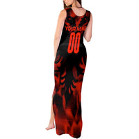 Personalized Albania Football 2024 Tank Maxi Dress Trophy Wing Style - Wonder Print Shop