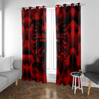 Albania Football 2024 Window Curtain Trophy Wing Style - Wonder Print Shop