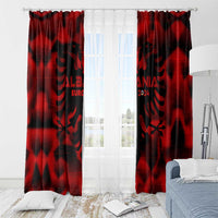 Albania Football 2024 Window Curtain Trophy Wing Style - Wonder Print Shop