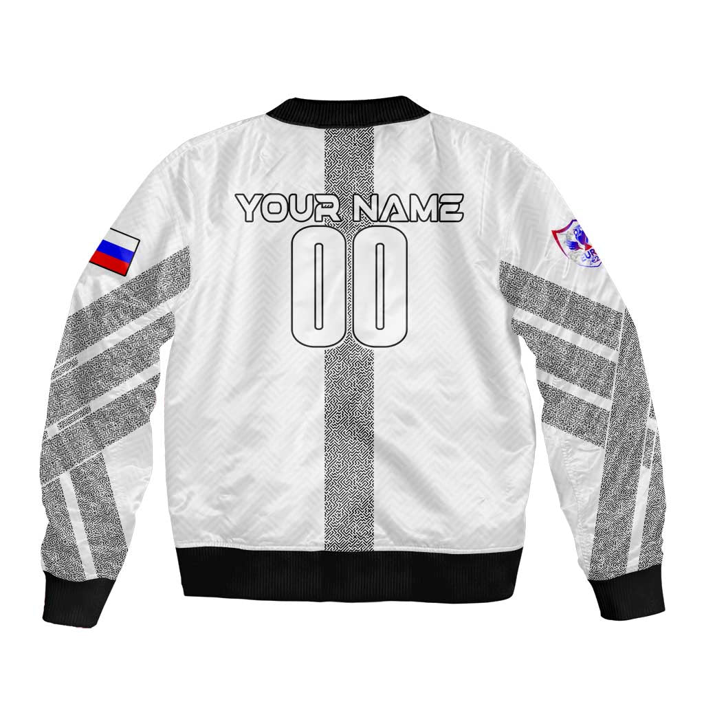 Personalized Slovenia Football 2024 Bomber Jacket Trophy Wing Style - Wonder Print Shop