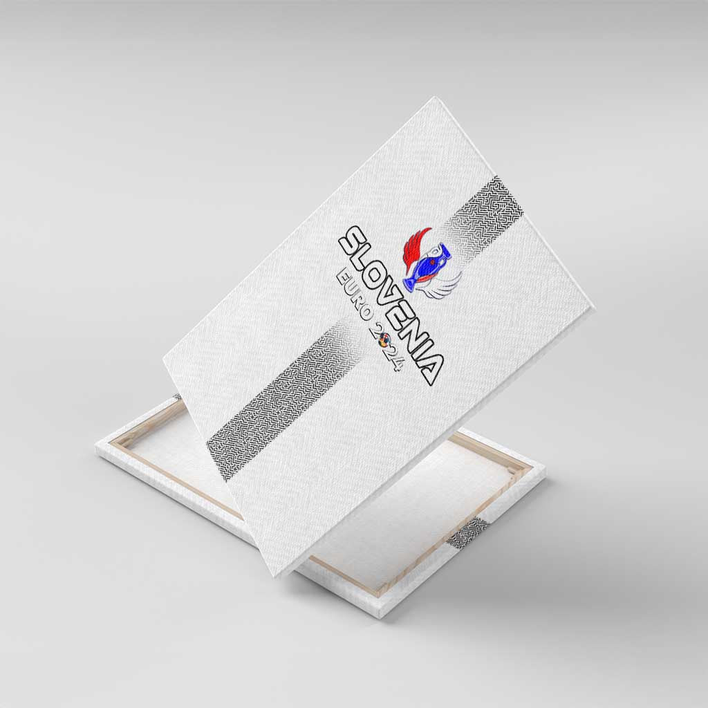 Slovenia Football 2024 Canvas Wall Art Trophy Wing Style - Wonder Print Shop