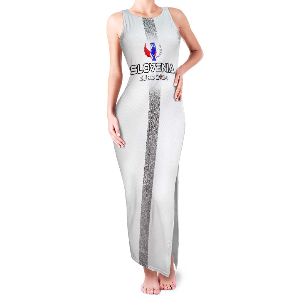 Personalized Slovenia Football 2024 Family Matching Tank Maxi Dress and Hawaiian Shirt Trophy Wing Style - Wonder Print Shop