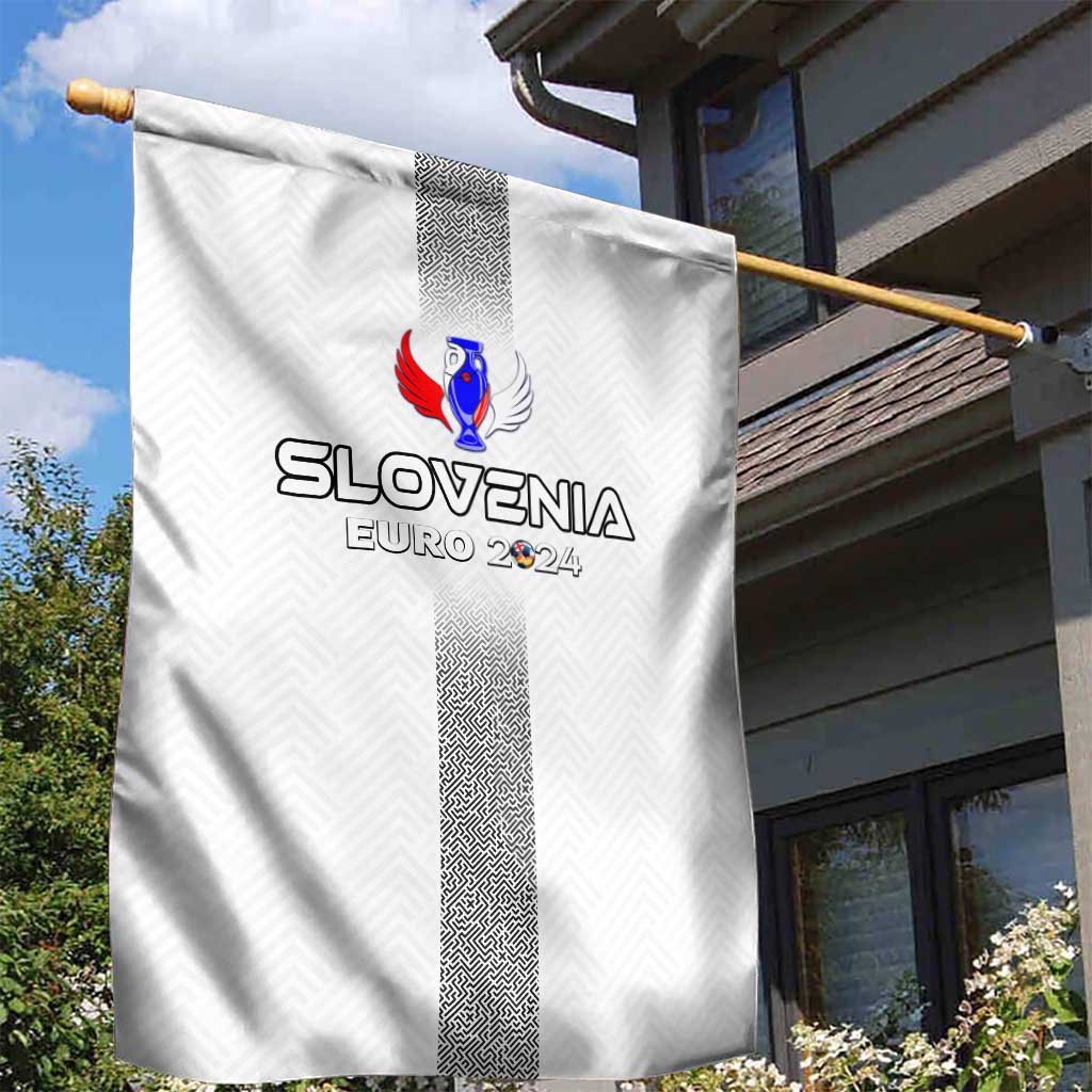 Slovenia Football 2024 Garden Flag Trophy Wing Style - Wonder Print Shop