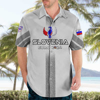 Personalized Slovenia Football 2024 Hawaiian Shirt Trophy Wing Style - Wonder Print Shop