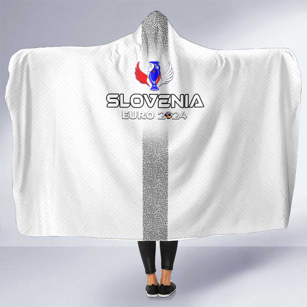 Slovenia Football 2024 Hooded Blanket Trophy Wing Style
