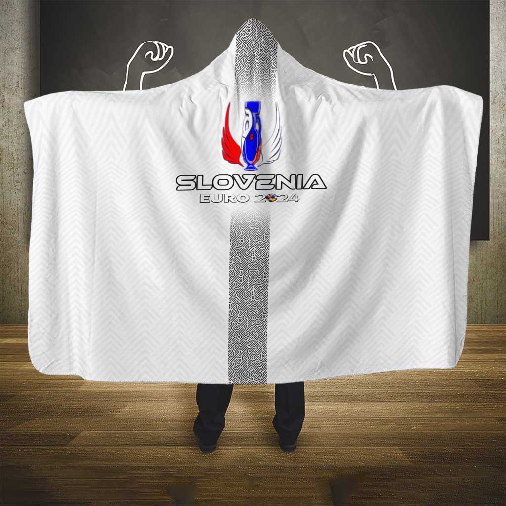 Slovenia Football 2024 Hooded Blanket Trophy Wing Style